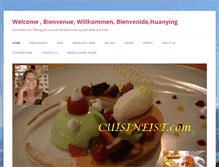 Tablet Screenshot of cuisineist.com